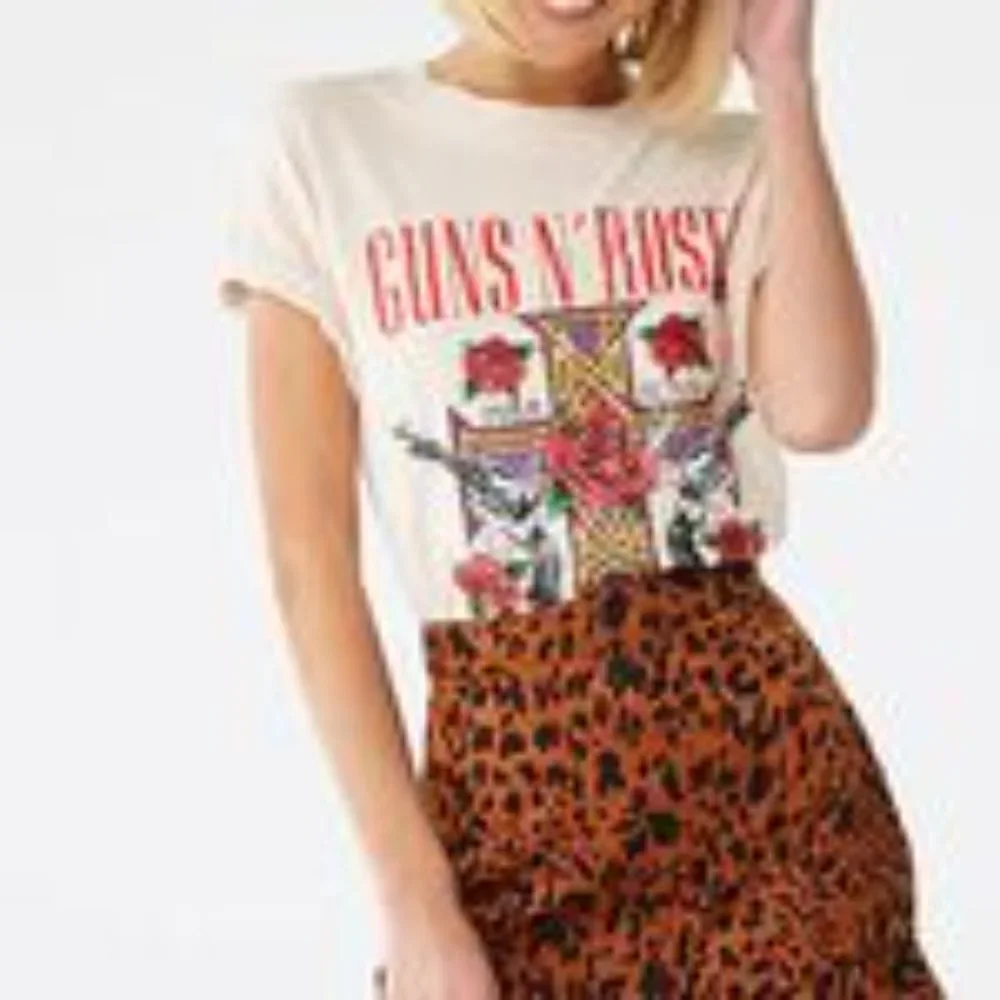 NWOT Forever 21 Satin leopard print mini skirt - Picture 1 of 2